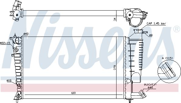 Nissens 690641 - Radiators, Motora dzesēšanas sistēma www.autospares.lv