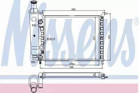 Nissens 617857 - Radiators, Motora dzesēšanas sistēma www.autospares.lv