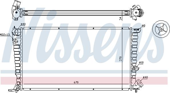 Nissens 697629 - Radiators, Motora dzesēšanas sistēma www.autospares.lv