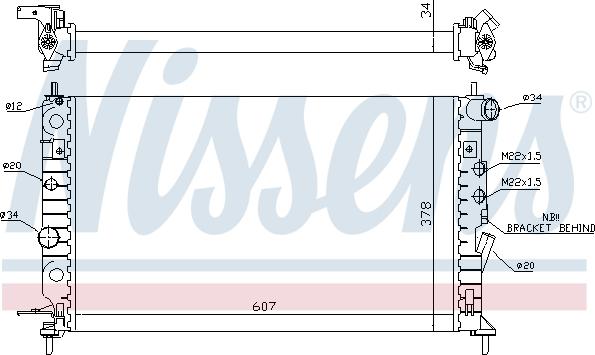 Nissens 694617 - Radiators, Motora dzesēšanas sistēma www.autospares.lv