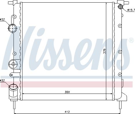 Nissens 698214 - Radiators, Motora dzesēšanas sistēma www.autospares.lv