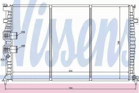 Nissens 63714 - Radiators, Motora dzesēšanas sistēma www.autospares.lv