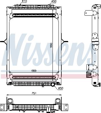 Nissens 63785 - Radiators, Motora dzesēšanas sistēma www.autospares.lv