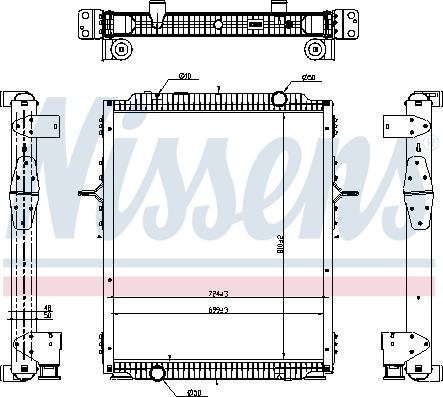 Nissens 637878 - Radiators, Motora dzesēšanas sistēma www.autospares.lv