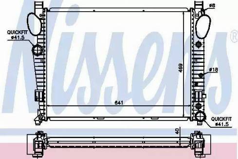 Nissens 62547 - Radiators, Motora dzesēšanas sistēma www.autospares.lv