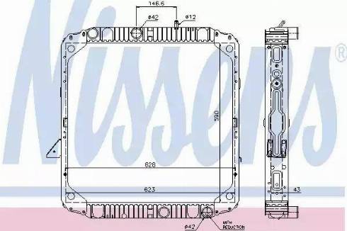 Nissens 62565 - Radiators, Motora dzesēšanas sistēma www.autospares.lv