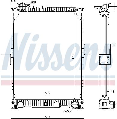 Nissens 62524A - Radiators, Motora dzesēšanas sistēma www.autospares.lv