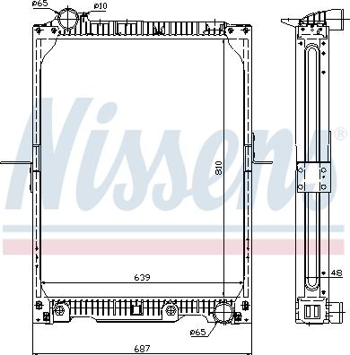 Nissens 62646A - Radiators, Motora dzesēšanas sistēma www.autospares.lv