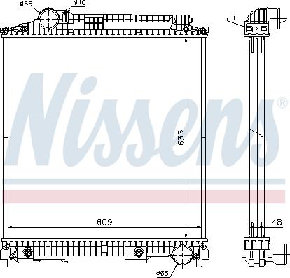 Nissens 626470 - Radiators, Motora dzesēšanas sistēma www.autospares.lv