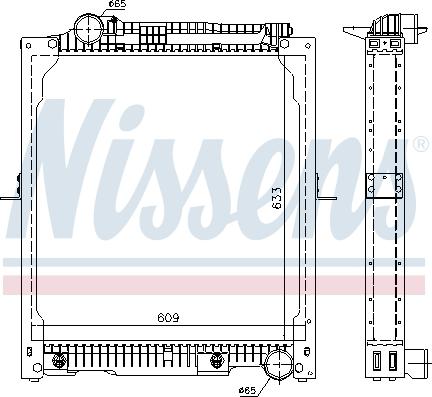 Nissens 62647A - Radiators, Motora dzesēšanas sistēma www.autospares.lv