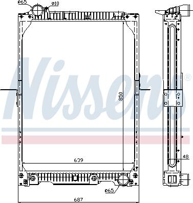 Nissens 62657A - Radiators, Motora dzesēšanas sistēma www.autospares.lv