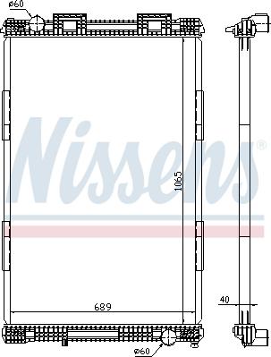 Nissens 628720 - Radiators, Motora dzesēšanas sistēma www.autospares.lv