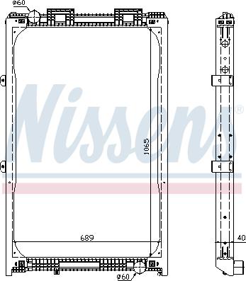 Nissens 62872A - Radiators, Motora dzesēšanas sistēma www.autospares.lv