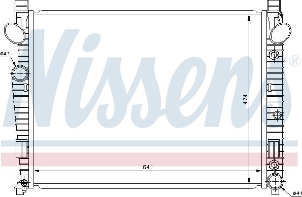 Nissens 62772 - Radiators, Motora dzesēšanas sistēma www.autospares.lv