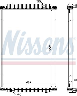 Nissens 67196 - Radiators, Motora dzesēšanas sistēma www.autospares.lv