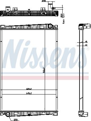 Nissens 67193 - Radiator, engine cooling www.autospares.lv