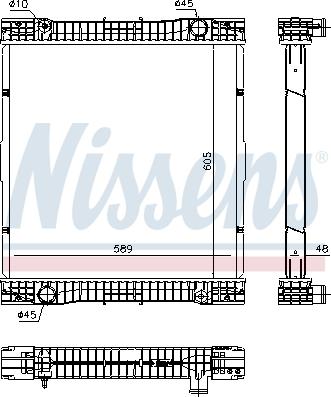 Nissens 67184 - Radiators, Motora dzesēšanas sistēma www.autospares.lv