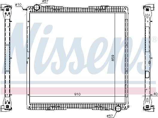 Nissens 67292 - Radiators, Motora dzesēšanas sistēma www.autospares.lv