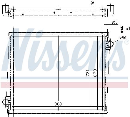 Nissens 67288 - Radiators, Motora dzesēšanas sistēma www.autospares.lv