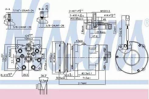 Nissens 89635 - Kompresors, Gaisa kond. sistēma autospares.lv