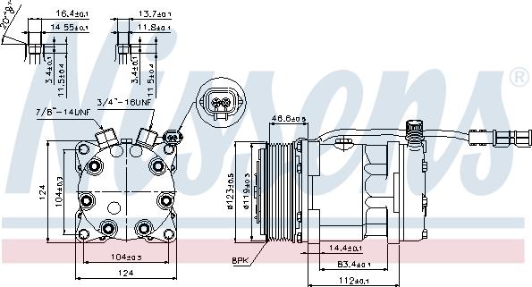 Nissens 89139 - Kompresors, Gaisa kond. sistēma www.autospares.lv