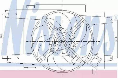 Nissens 85064 - Ventilators, Motora dzesēšanas sistēma www.autospares.lv