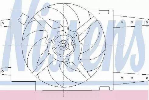 Nissens 85065 - Ventilators, Motora dzesēšanas sistēma www.autospares.lv