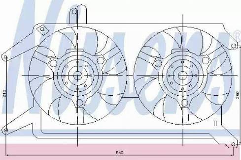 Nissens 85116 - Ventilators, Motora dzesēšanas sistēma www.autospares.lv