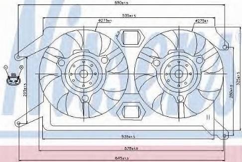 Nissens 85113 - Ventilators, Motora dzesēšanas sistēma www.autospares.lv