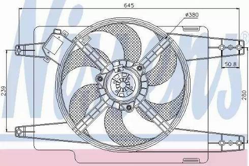 Nissens 85376 - Ventilators, Motora dzesēšanas sistēma www.autospares.lv