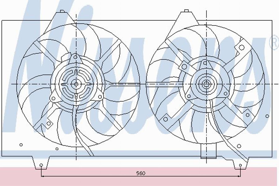 Nissens 85222 - Ventilators, Motora dzesēšanas sistēma www.autospares.lv