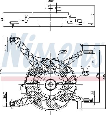 Nissens 85751 - Ventilators, Motora dzesēšanas sistēma www.autospares.lv