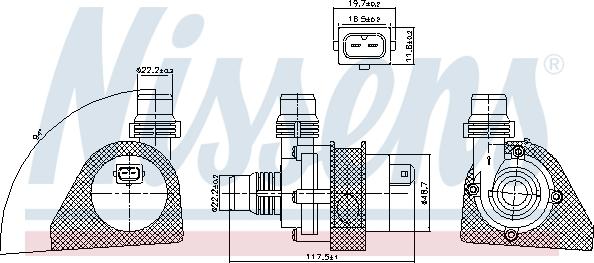 Nissens 831066 - Ūdenssūknis www.autospares.lv