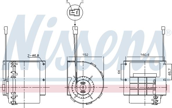 Nissens 87613 - Salona ventilators www.autospares.lv