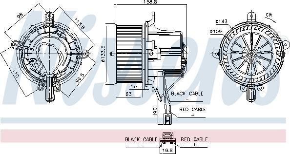 Nissens 87760 - Salona ventilators www.autospares.lv