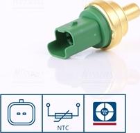 Nissens 207021 - Sensor, coolant temperature www.autospares.lv