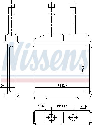 Nissens  76506 - Siltummainis, Salona apsilde www.autospares.lv