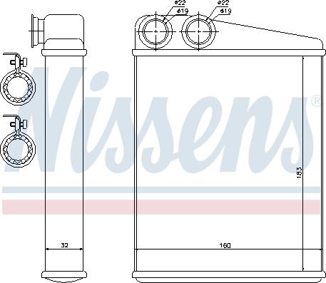 Nissens 70807 - Siltummainis, Salona apsilde www.autospares.lv