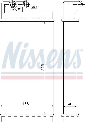 Nissens 70230 - Siltummainis, Salona apsilde www.autospares.lv