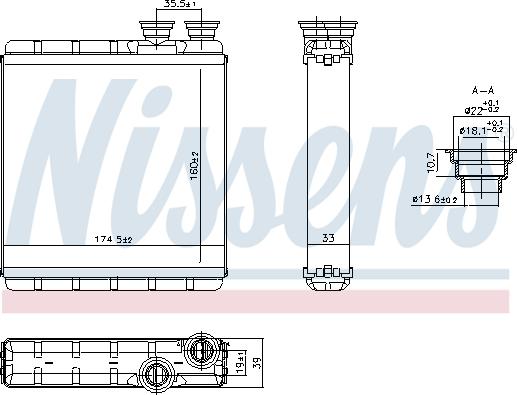 Nissens 707302 - Siltummainis, Salona apsilde www.autospares.lv