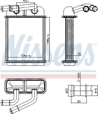 Nissens 707313 - Siltummainis, Salona apsilde autospares.lv