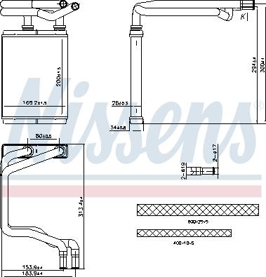 Nissens 707291 - Siltummainis, Salona apsilde www.autospares.lv