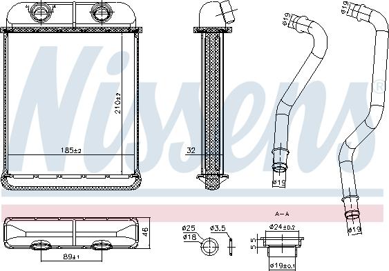 Nissens 707257 - Siltummainis, Salona apsilde autospares.lv