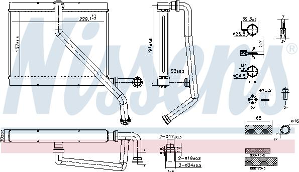 Nissens 707289 - Siltummainis, Salona apsilde www.autospares.lv