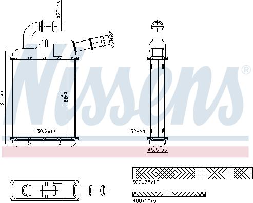 Nissens 707279 - Siltummainis, Salona apsilde autospares.lv