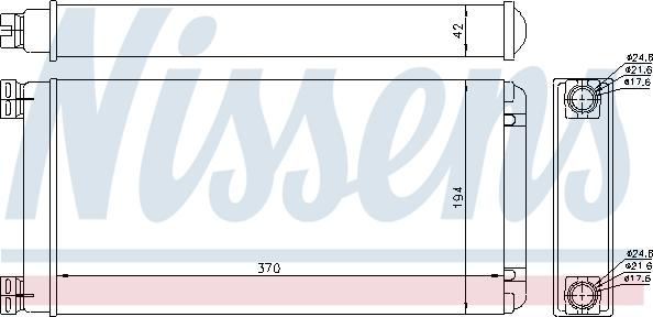 Nissens 71926 - Siltummainis, Salona apsilde www.autospares.lv