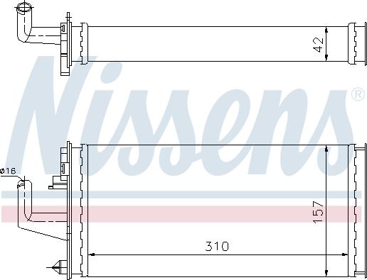 Nissens 71807 - Siltummainis, Salona apsilde www.autospares.lv