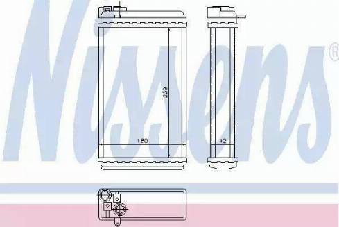 Nissens 72646 - Siltummainis, Salona apsilde www.autospares.lv