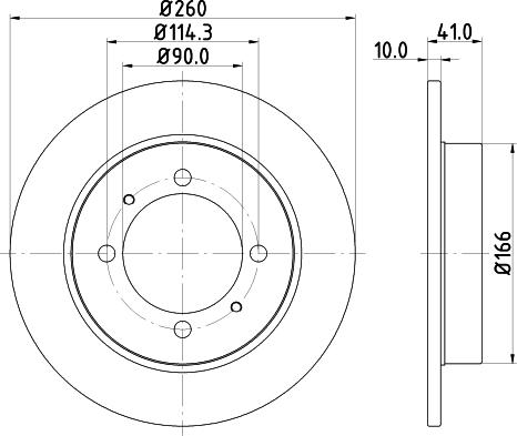 Nisshinbo ND3032 - Bremžu diski www.autospares.lv