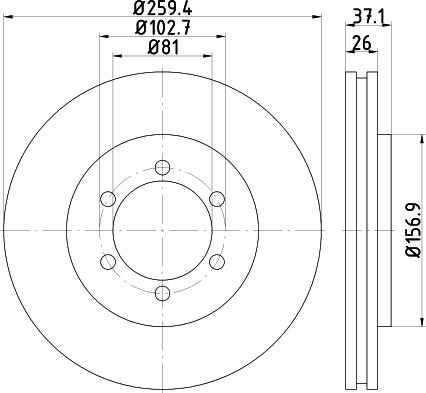 Nisshinbo ND2020 - Bremžu diski autospares.lv